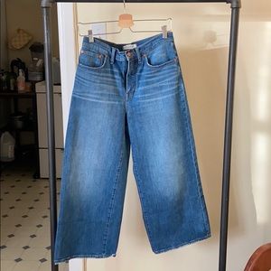 Madewell wide leg crop 29w